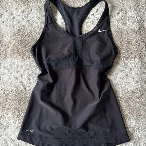 Nike Black Racerback Tank with Dri-FIT - Picture 3 of 4